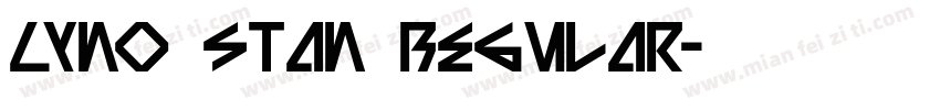 Lyno Stan Regular字体转换